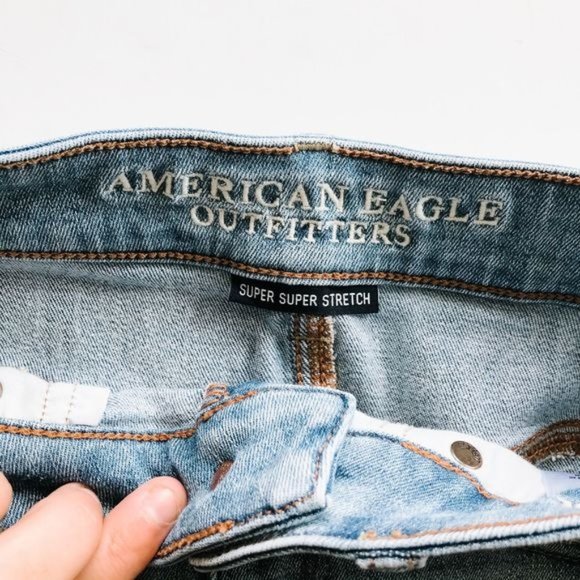 American Eagle Hi Rise Shortie Shorts 4 - Picture 5 of 6